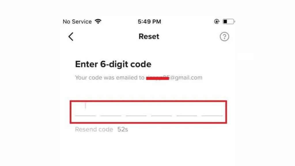 Le code de vérification de Tiktok ne fonctionne pas