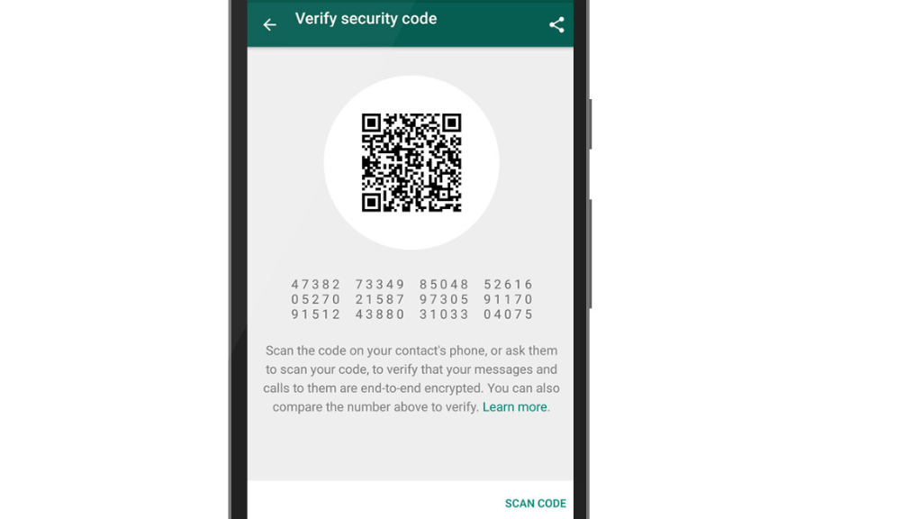 votre code de sécurité est modifié dans whatsapp signification