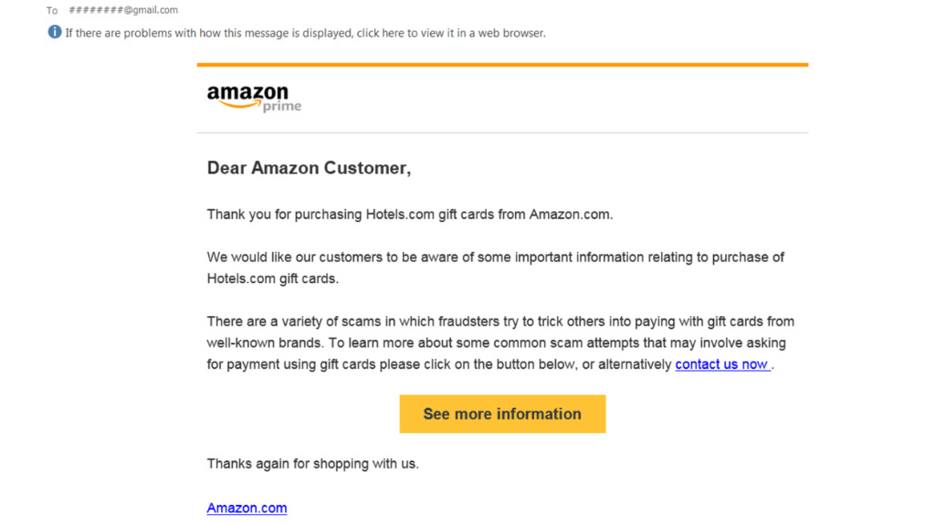 Amazon Mistakenly Sends Out Gift Card Confirmations
